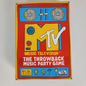 MTV Music Television The Throwback Music Party Game Kids Quiz Board Game NWT